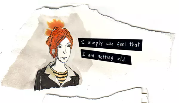 I simply can feel that I am getting old. 