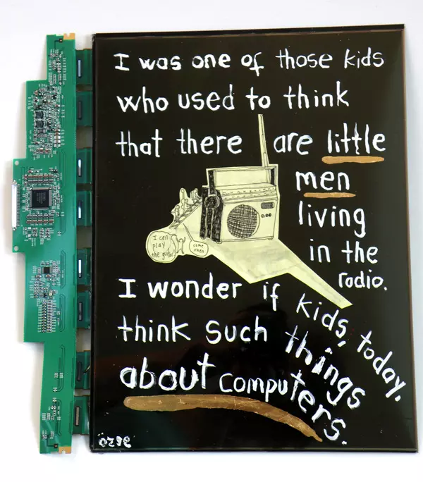I was one of those kids who used to think that there are little men living in the radio. I wonder if kids, today, think such things about computers. 