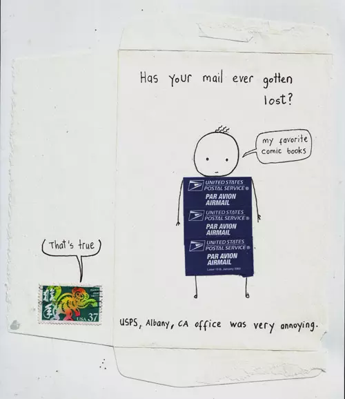 Has your mail ever gotten lost? "my favorite comic books" "that's true" USPS, Albany, CA office was very annoying.