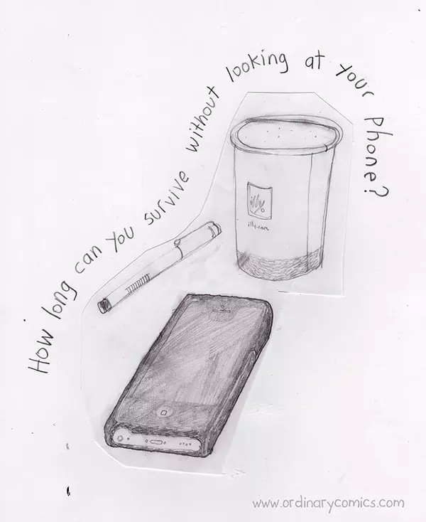 How long can you survive without looking at your phone?