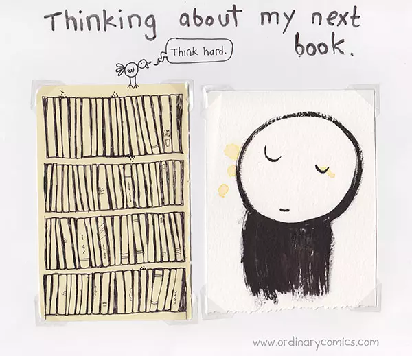 Thinking about my next book. Think hard